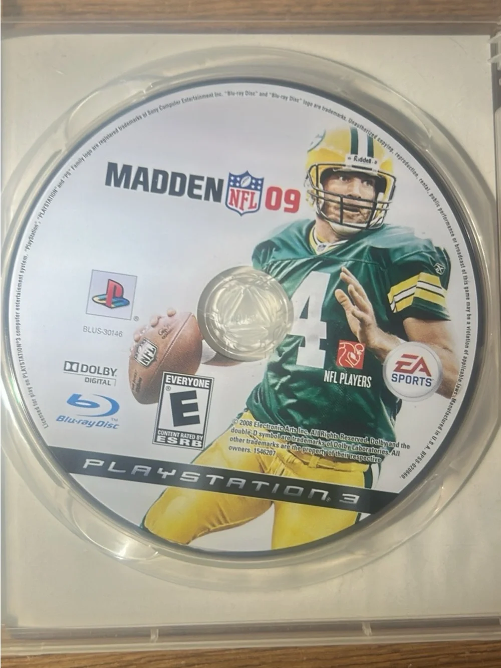 Madden NFL 09 - Green & Yellow PlayStation 3 Game